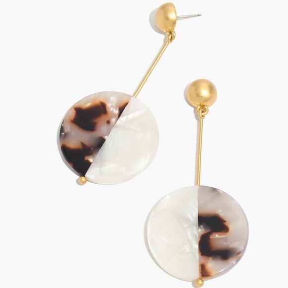 Madewell Jewelry - Madewell Acetate Disc Statement Earrings